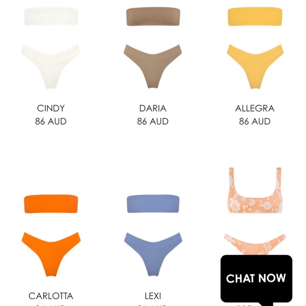 ISO Lexi, Cindy, or Allegra suits in XS or S